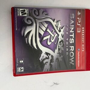 Sony PS3 Saints Row The Third - Red and Purple